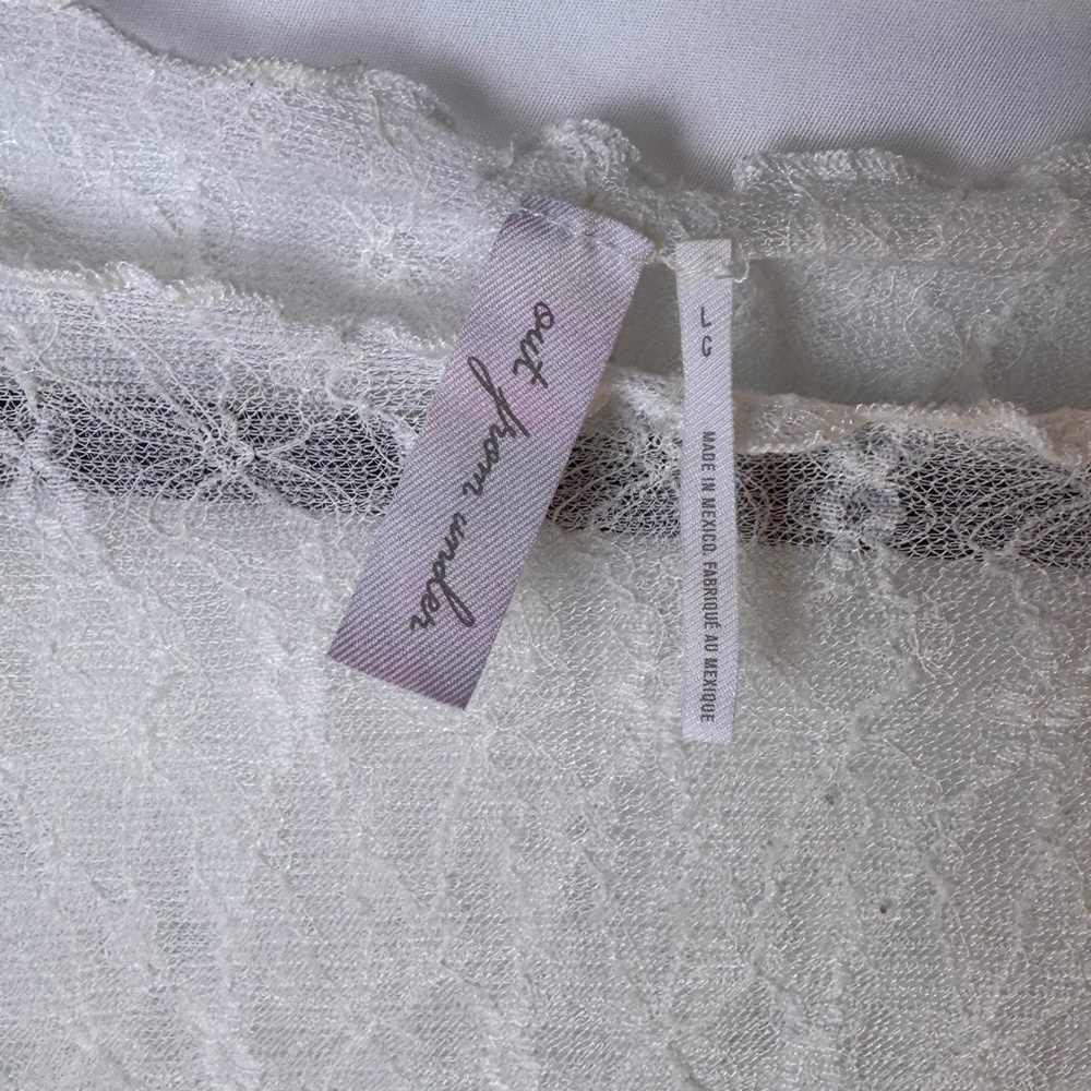 Out From Under Libby Sheer Long Sleeve Lace Top - Picture 4 of 11